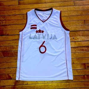 Kristaps Porzingis Latvia Jersey